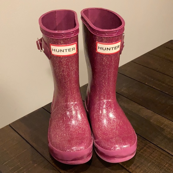 Kids Hunter Sparkle Rain Boots - Picture 1 of 8